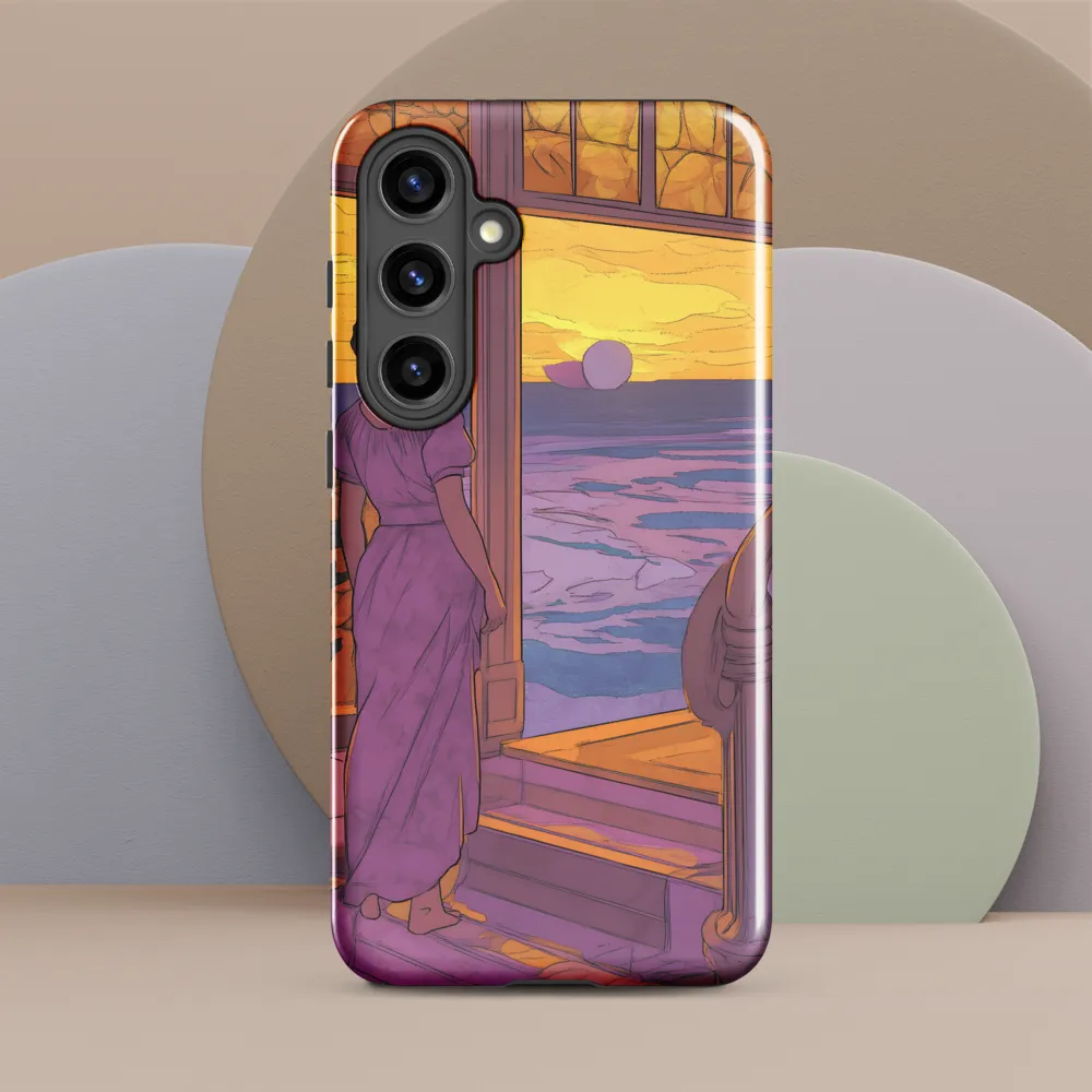 Whispers of the Sunset | Phone Case |  S24 Plus | Tough Case | Glossy
