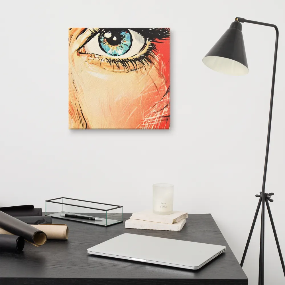 Gaze of Emotion | Canvas | 16″×16″