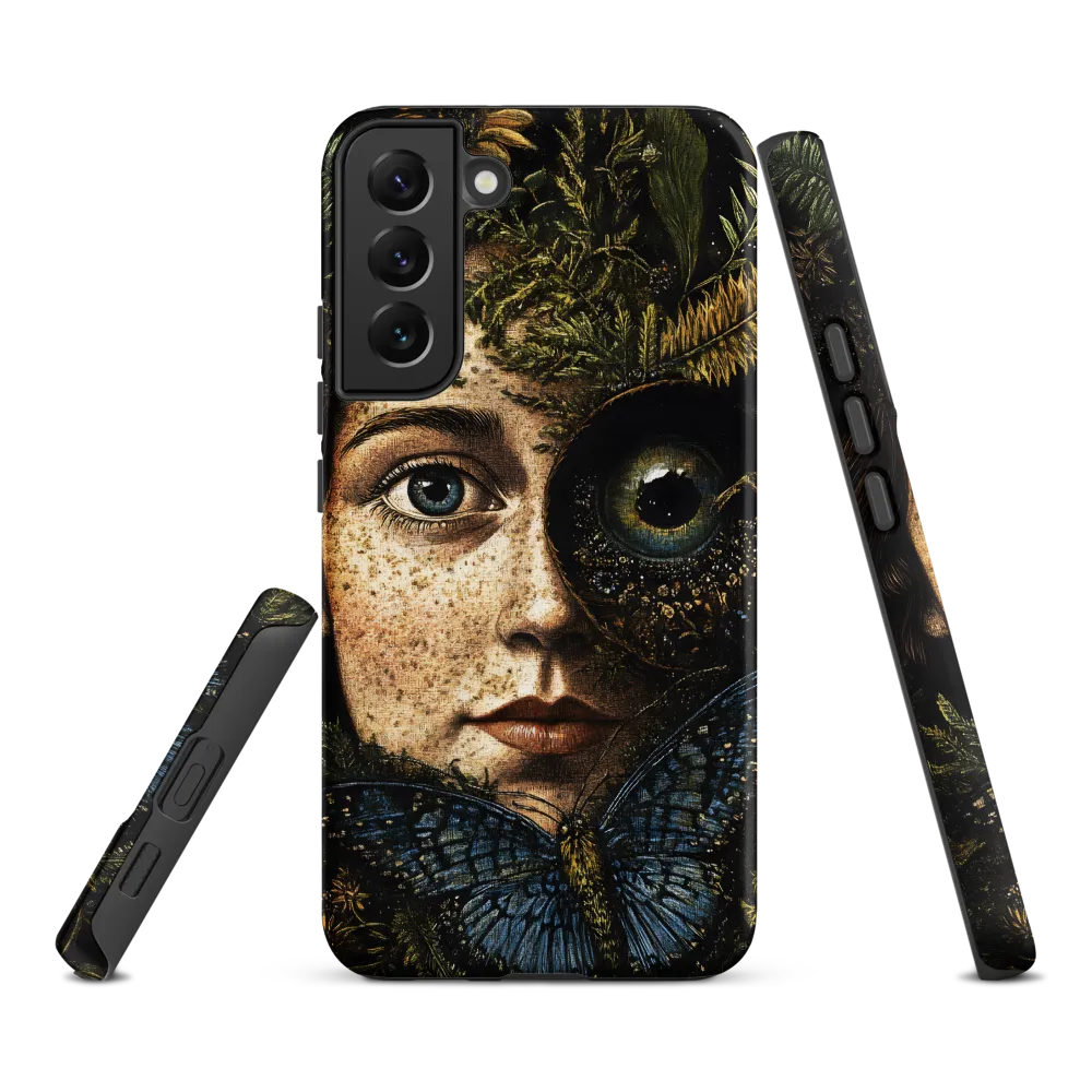 Nature's Embrace: A Surreal Portrait | Phone Case |  S22 Plus | Tough Case | Matte