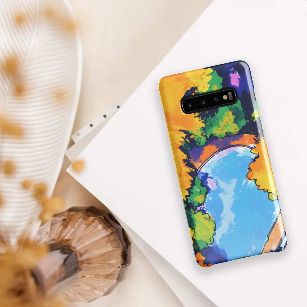 Vibrant Waterscape | Phone Case |  S10 Plus | Snap Case | Glossy