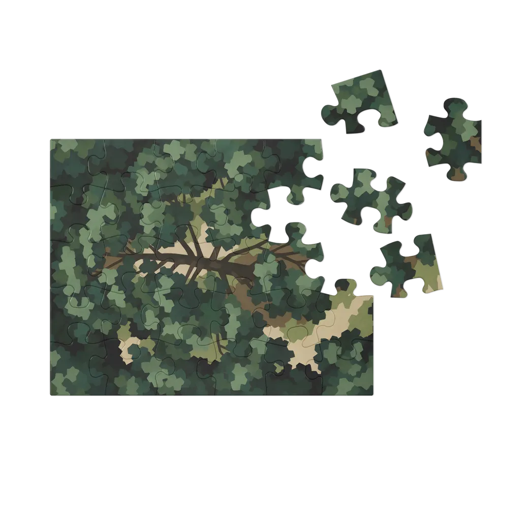 Canopy Study 
 Jigsaw Puzzle in Tin Box