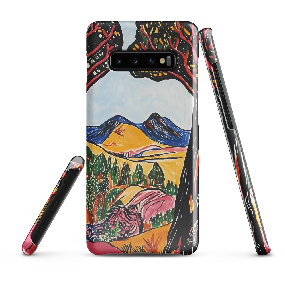 Vibrant Nature's Embrace | Phone Case |  S10 Plus | Snap Case | Glossy