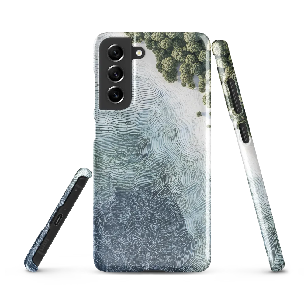 Serenity of Shorelines | Phone Case |  S21 FE | Snap Case | Glossy
