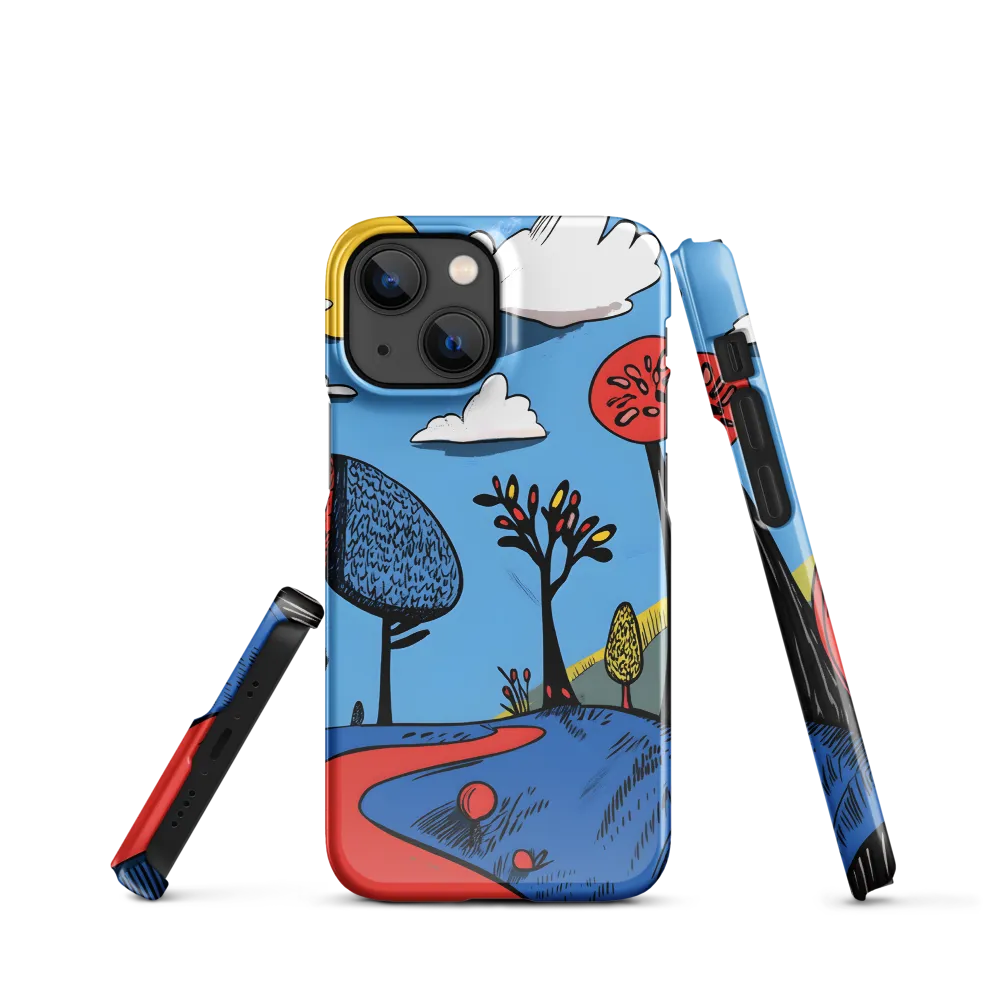 A Playful Journey Through Whimsical Woods | Phone Case |  13 Mini | Snap Case | Glossy