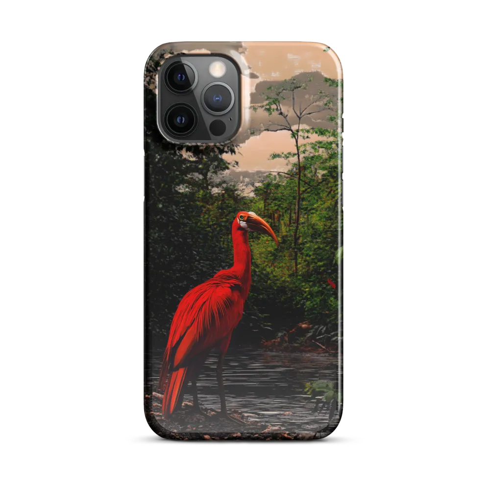 Enigmatic Elegance: The Scarlet Observer