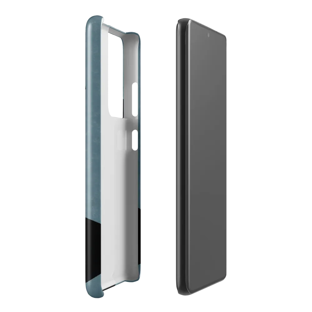 Minimalist Portrait of a Modern Man | Phone Case |  S21 Ultra | Snap Case | Glossy