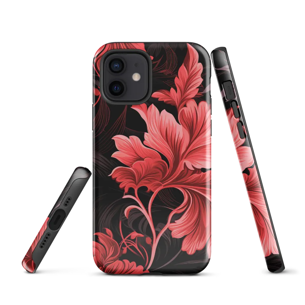 Tropical Elegance in Red
