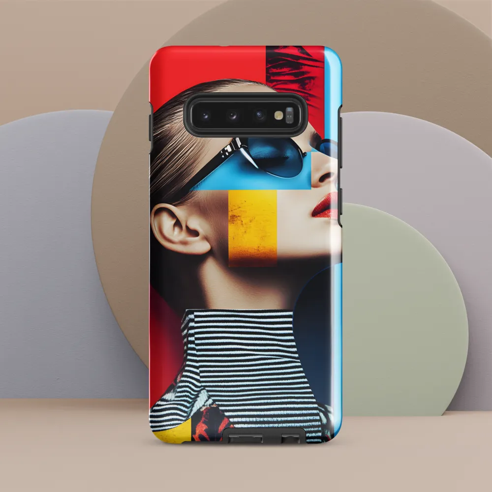 Vibrant Fusion of Fashion and Color | Phone Case |  S10 Plus | Tough Case | Glossy