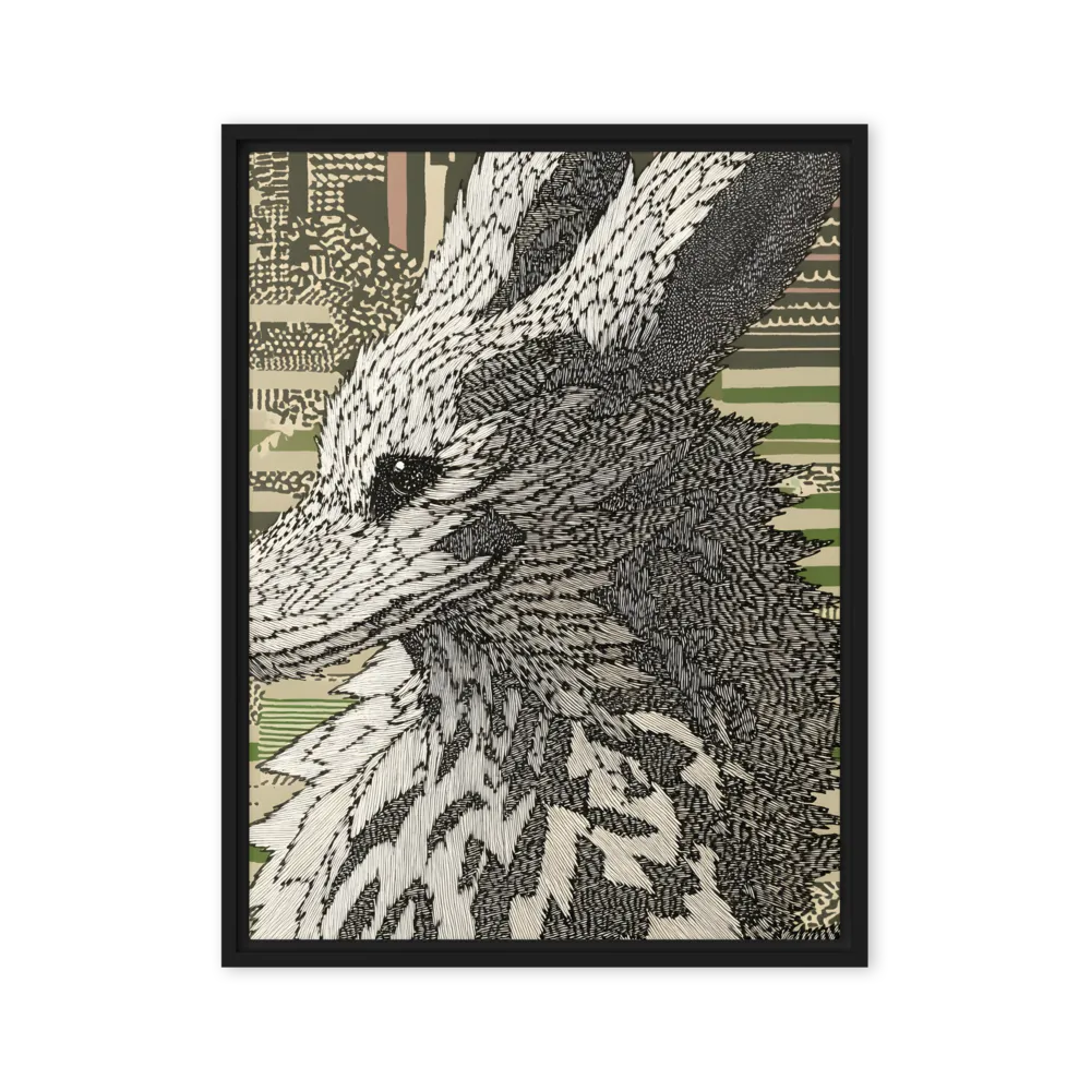 Reflections of the Forest | Canvas with Black Frame | 24″×32″