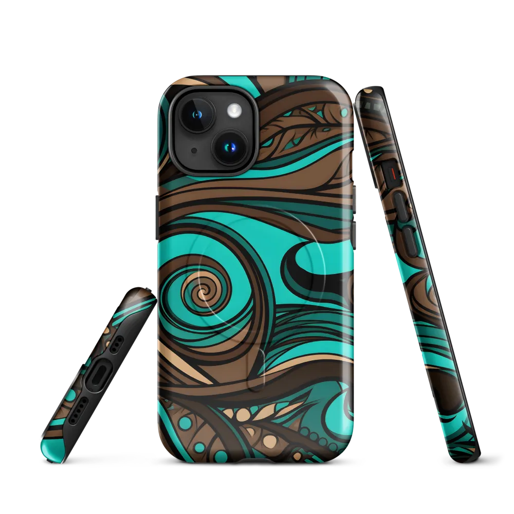 Fluctuating Currents | Phone Case |  15 | MagSafe® Tough Case | Glossy