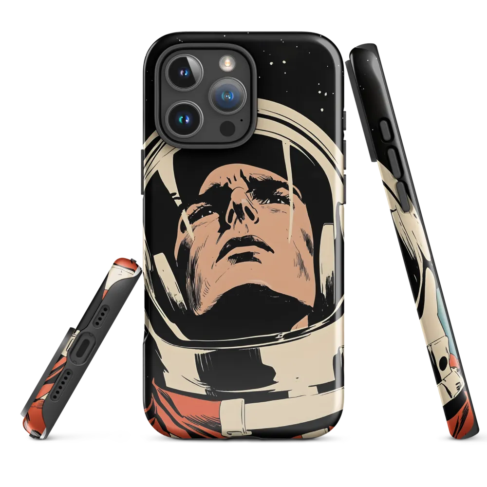 Gaze of the Astronaut | Phone Case |  16 Pro Max | Tough Case | Glossy
