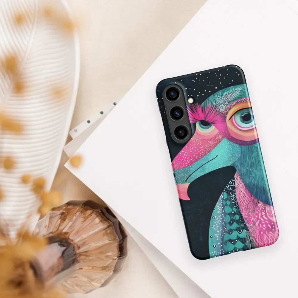 Whimsical Vulture: A Dance of Colors