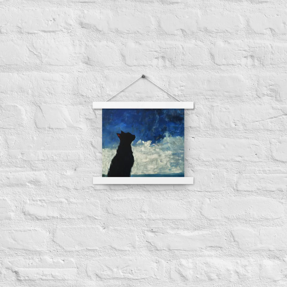 Serenade of the Night | Poster With White Wood Hanger | 10″×10″