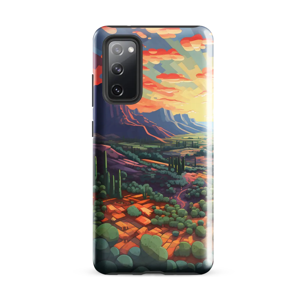 Desert Serenity at Dusk | Phone Case |  S20 FE | Tough Case | Glossy