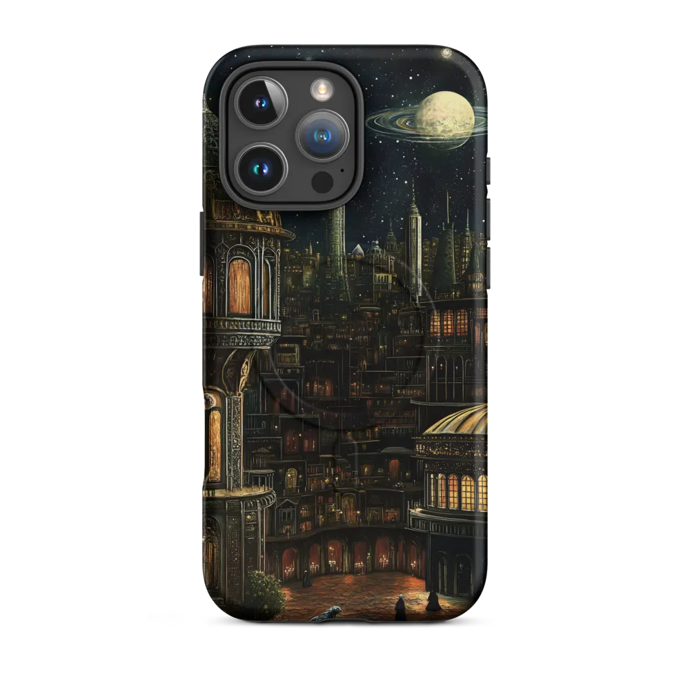 Celestial Enigma: A Surreal Cityscape