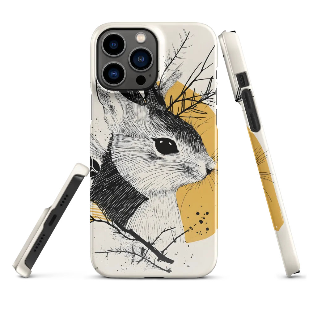 Ethereal Rabbit: A Study in Line Art