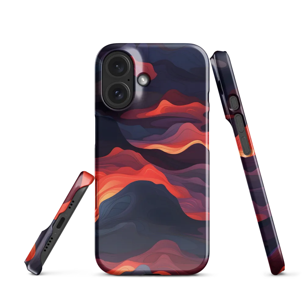 Ethereal Waves of Color | Phone Case |  16 | Snap Case | Glossy