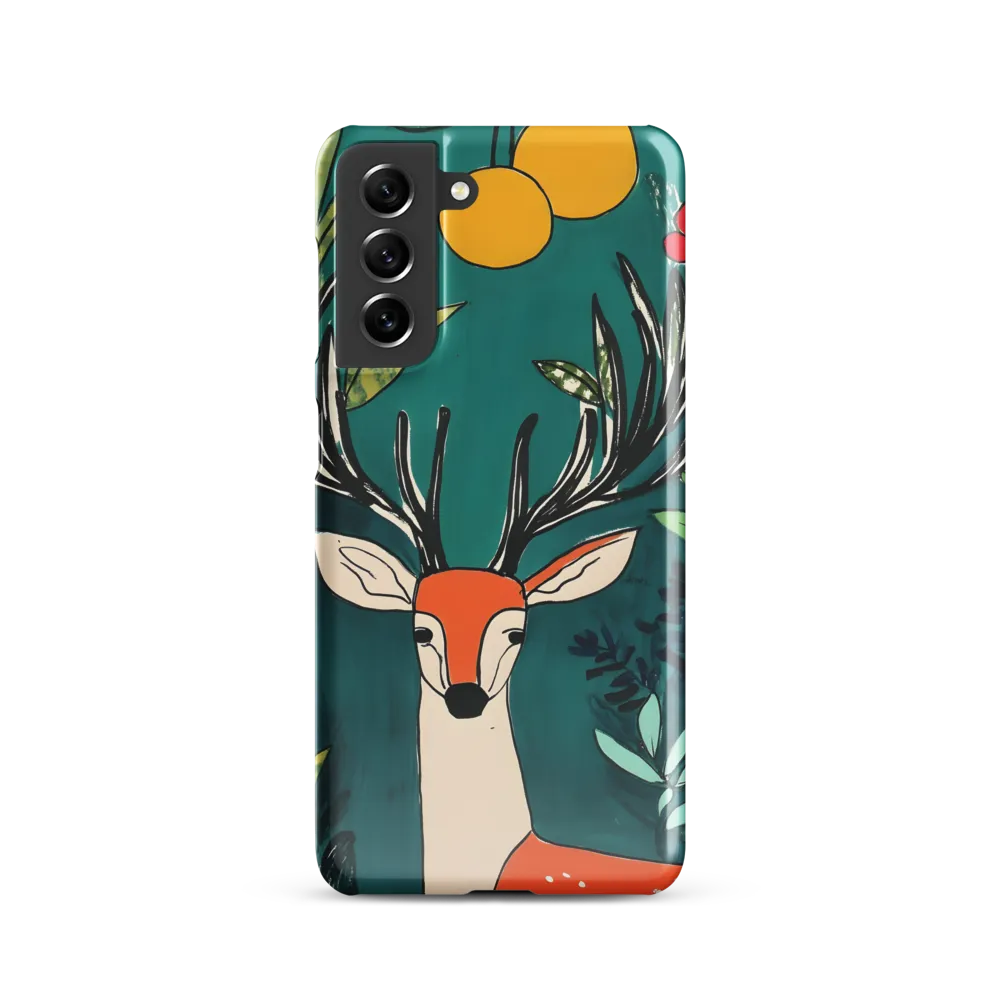 Nature's Embrace: The Majestic Deer | Phone Case |  S21 | Snap Case | Glossy