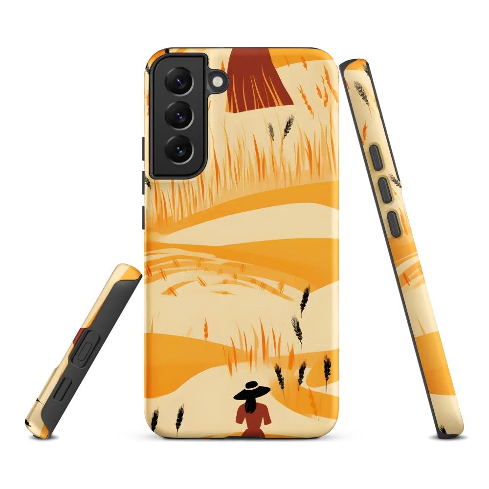 Embracing the Fields: A Floral Journey | Phone Case |  S22 Plus | Tough Case | Matte
