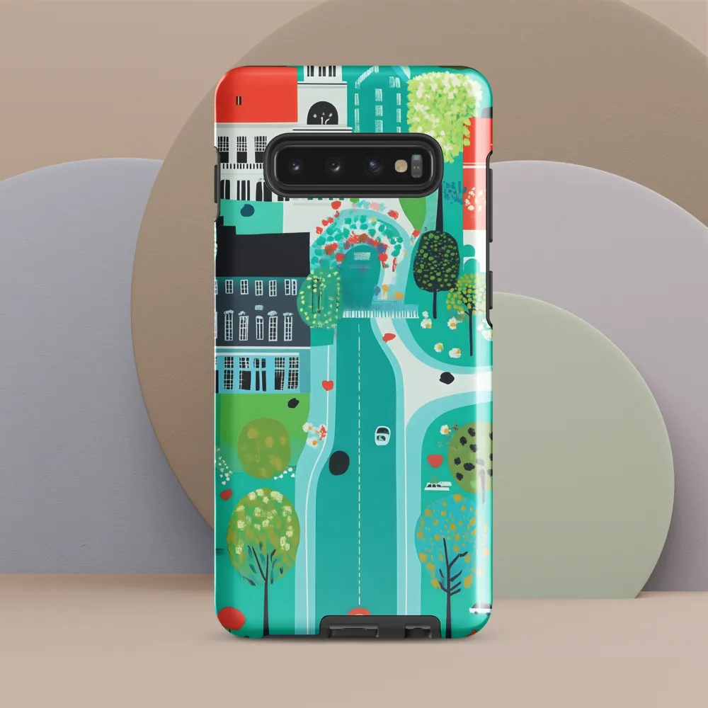 A Colorful Urban Symphony | Phone Case |  S10 Plus | Tough Case | Glossy