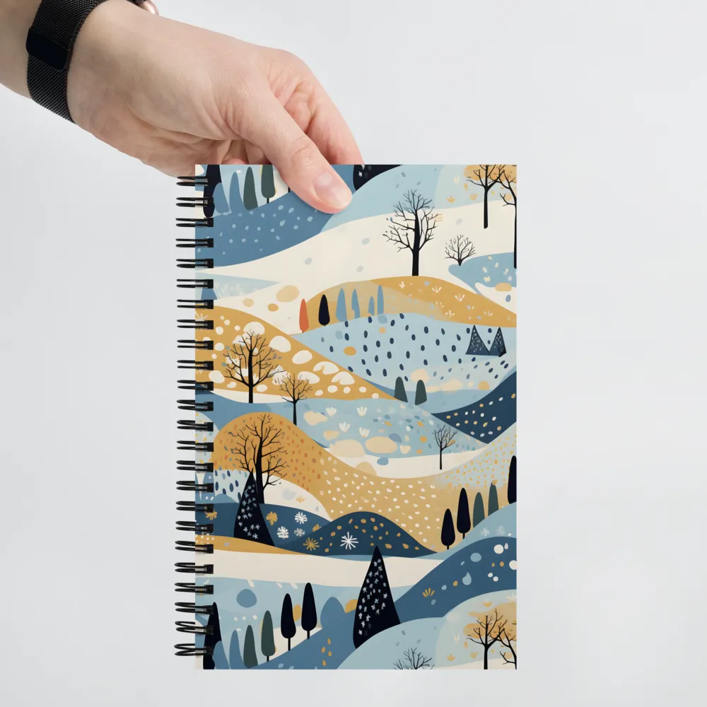 Whispers of a Playful Landscape | Spiral Notebook