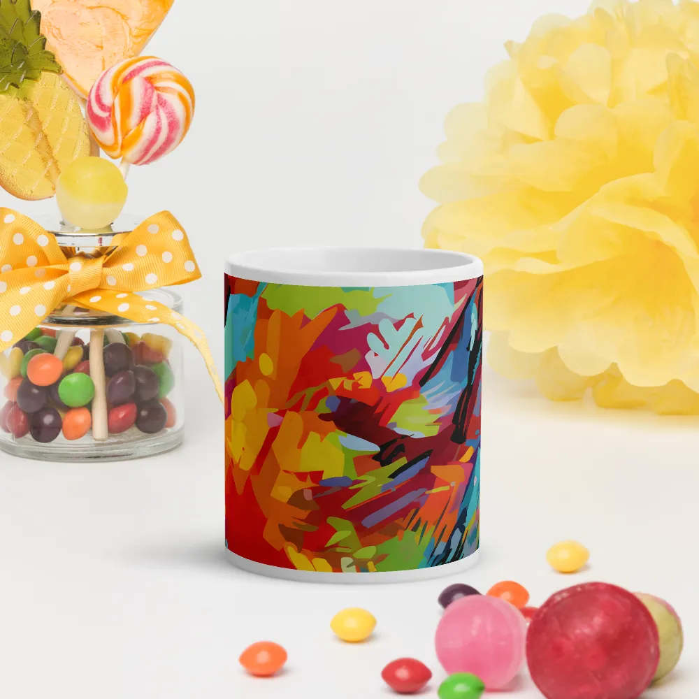 Colorful Lizard: An Abstract Adventure | Mugs | Multiple Sizes & Colors