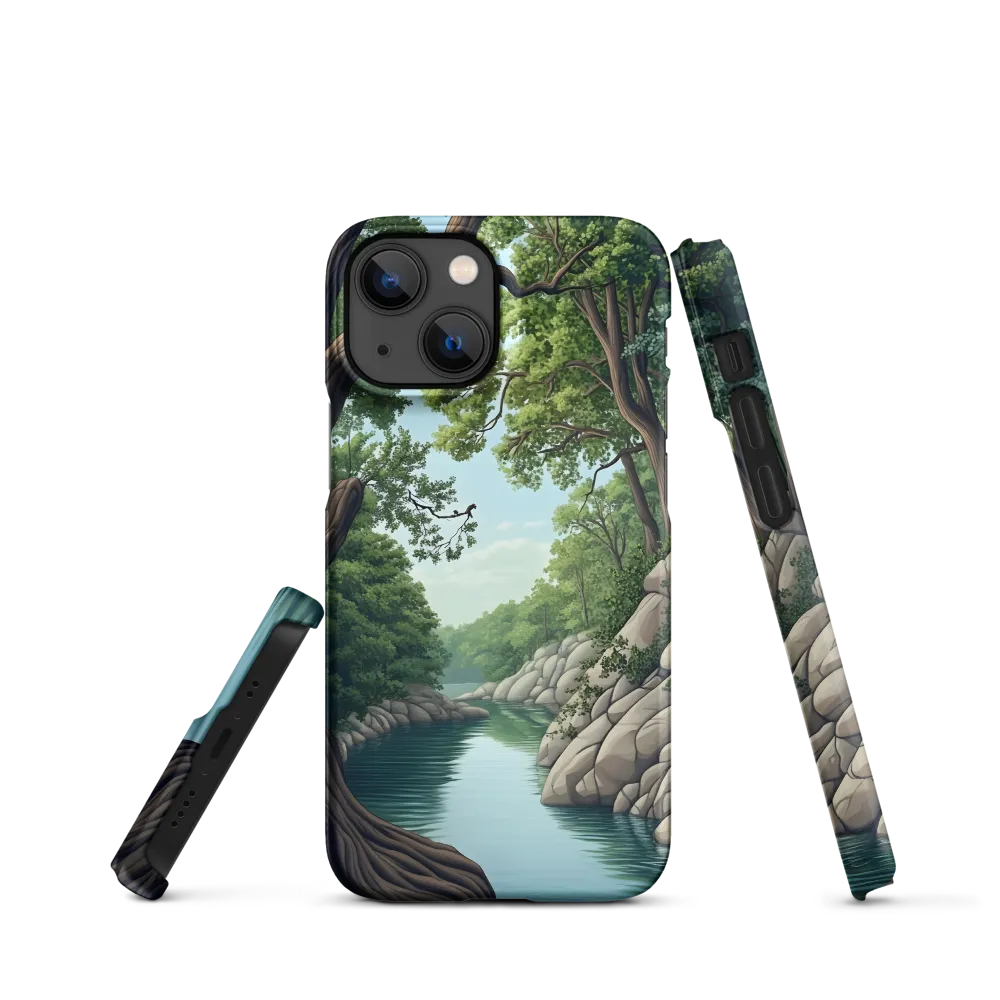 Tranquil Reflections: A Serene River Landscape