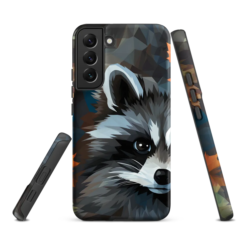 Whispers of Autumn: The Raccoon's Gaze