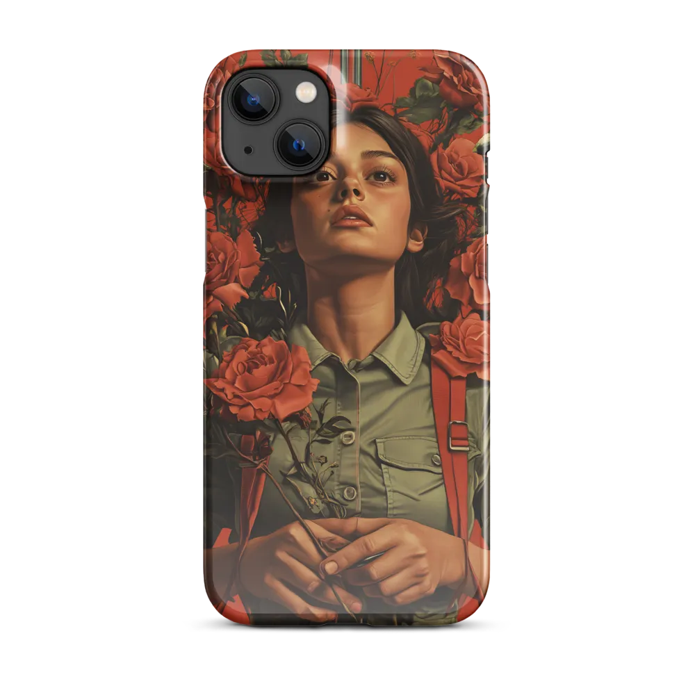 Harmony and Strength: A Portrait Among Roses
