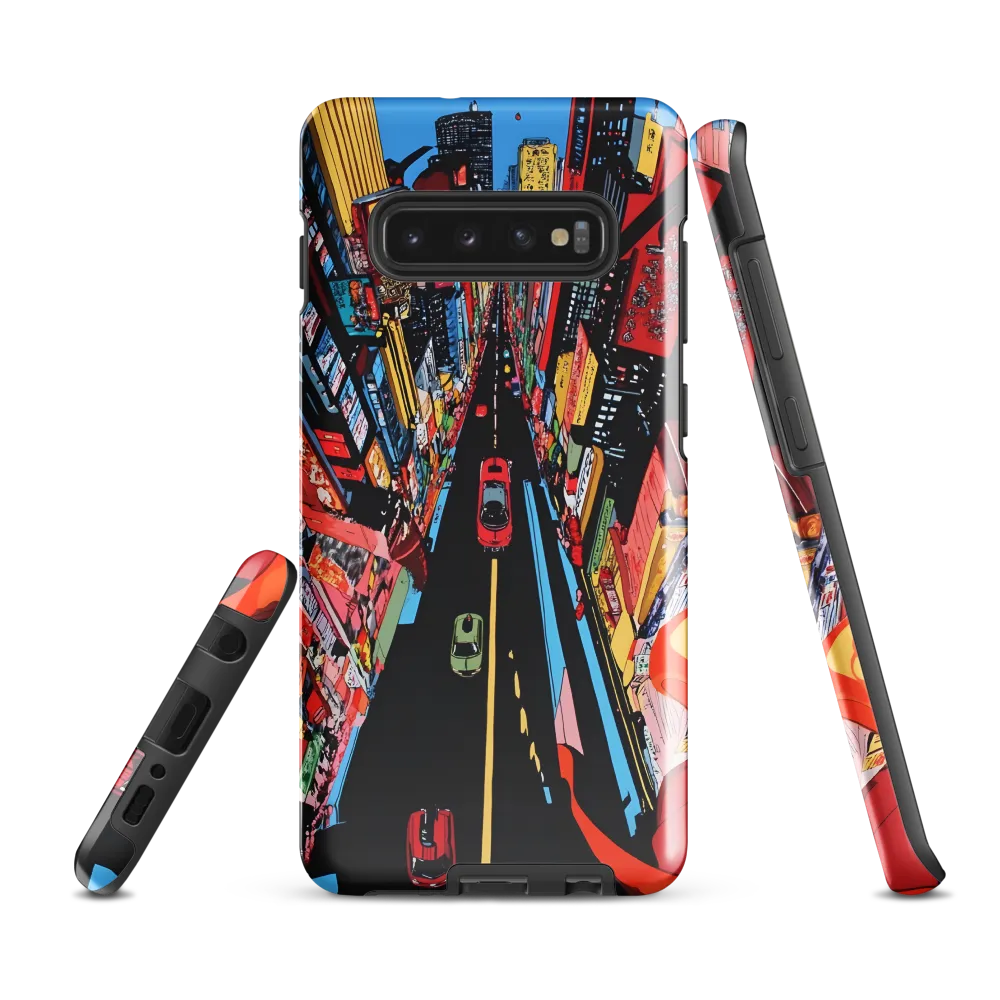 Urban Symphony: A Bird's-Eye View of Life | Phone Case |  S10 Plus | Tough Case | Glossy