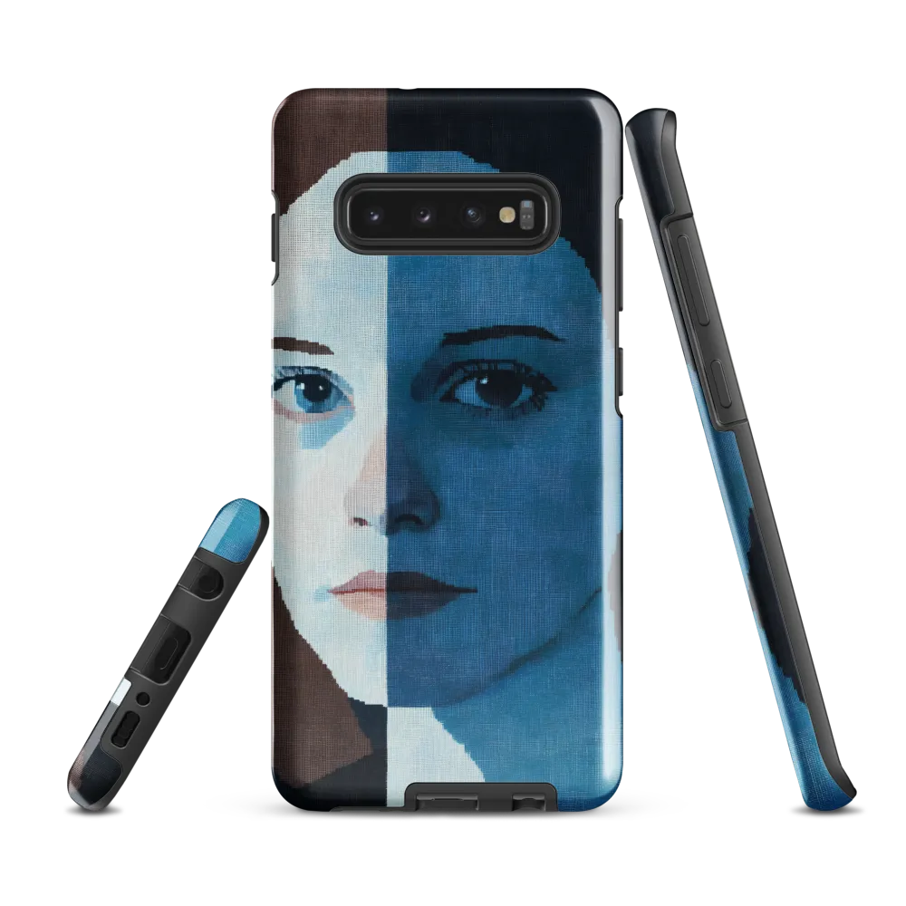 Duality in Blue | Phone Case |  S10 Plus | Tough Case | Glossy