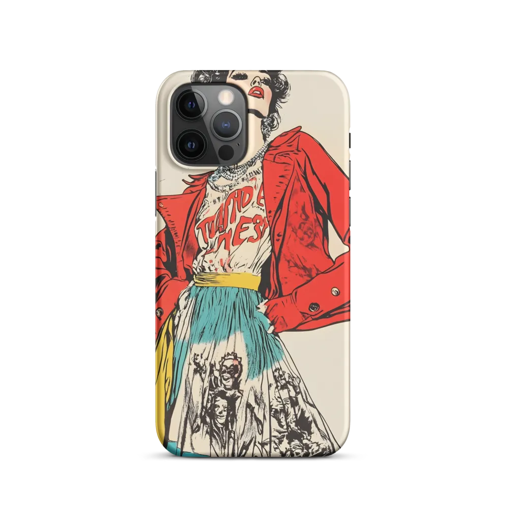 Vibrant Elegance: A Pop Art Fashion Statement