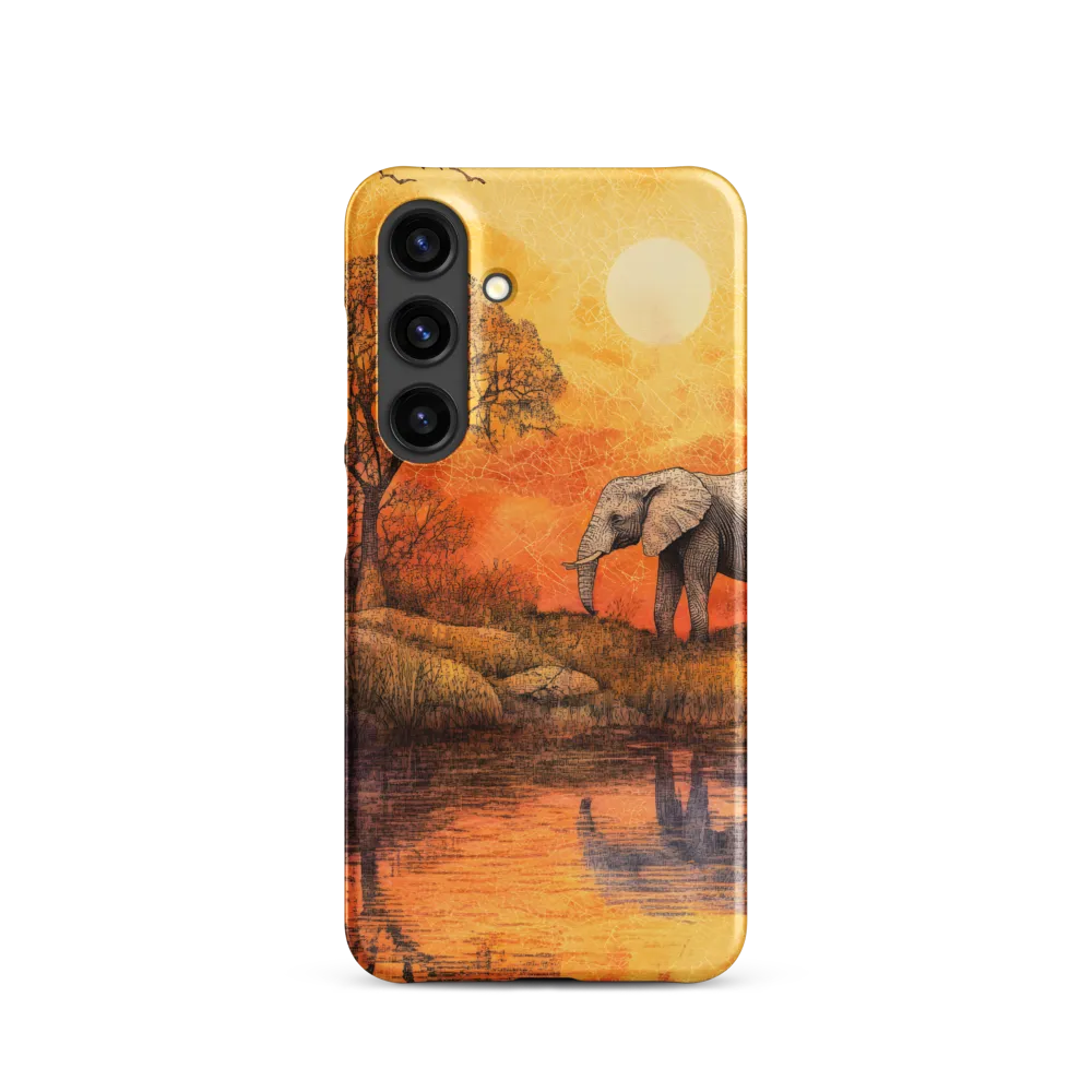 Elephant's Serenity at Dusk