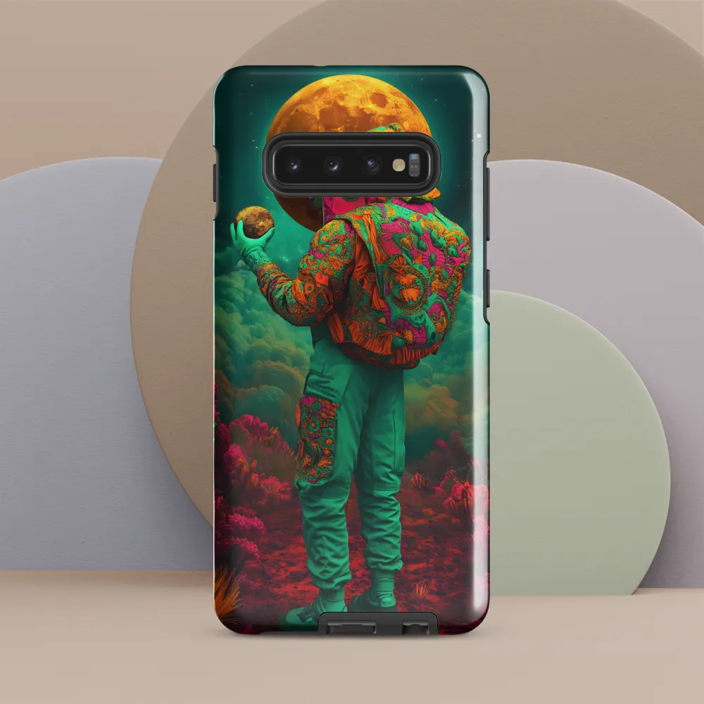 Cosmic Explorer: A Dance with the Unknown | Phone Case |  S10 Plus | Tough Case | Glossy