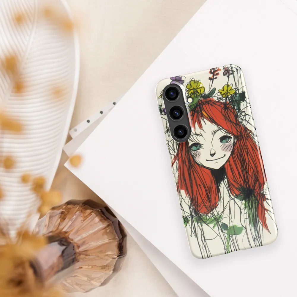 Whimsical Floral Portrait