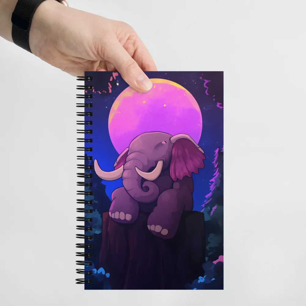 Whimsy Under the Moonlight | Spiral Notebook