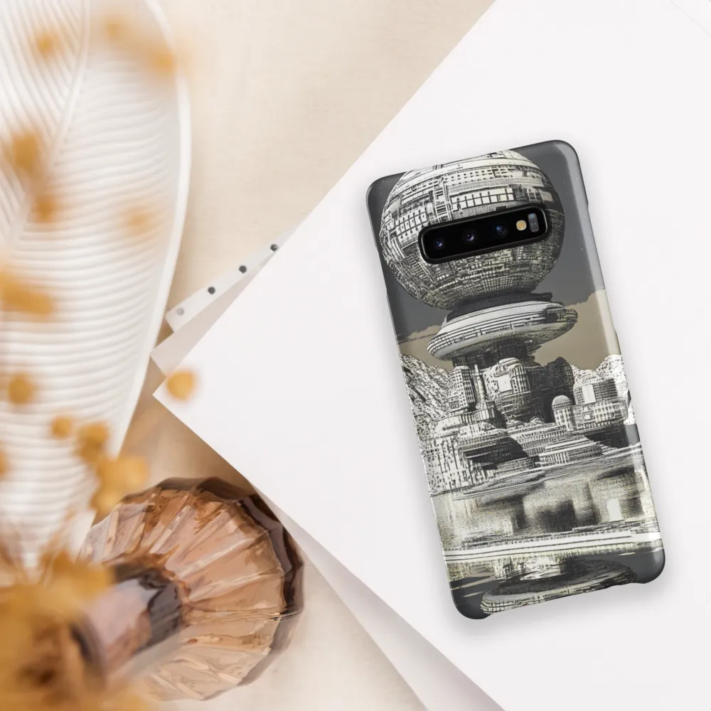 Reflections of a Futuristic Dreamscape | Phone Case |  S10 Plus | Snap Case | Matte