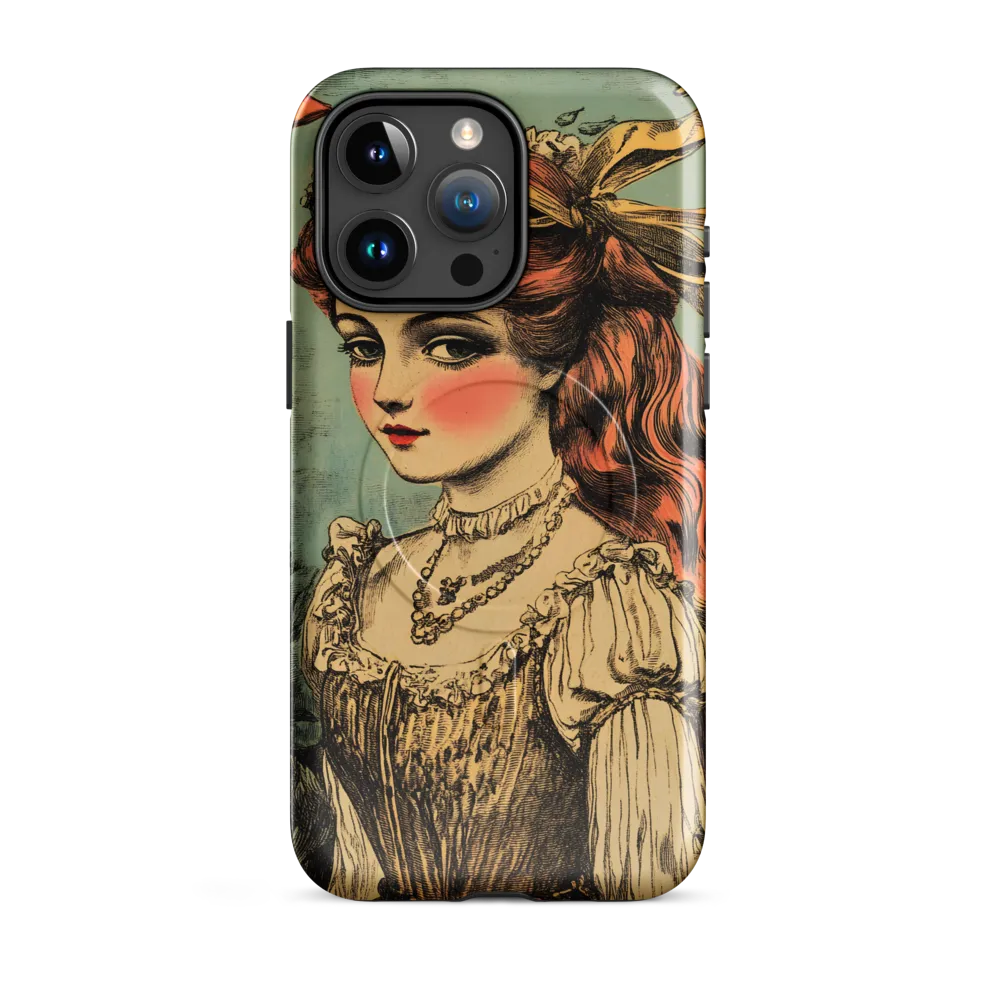 Elegance Beneath the Waves | Phone Case |  15 Pro Max | MagSafe® Tough Case | Glossy