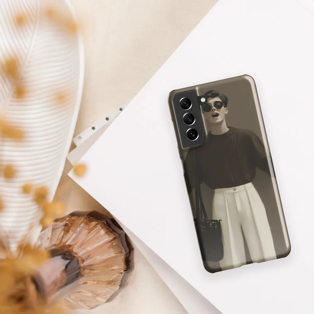 Playful Elegance | Phone Case |  S21 | Snap Case | Glossy