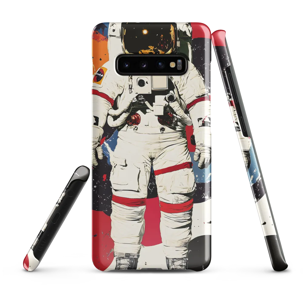 Cosmic Encounter: The Astronaut's Journey | Phone Case |  S10 Plus | Snap Case | Glossy