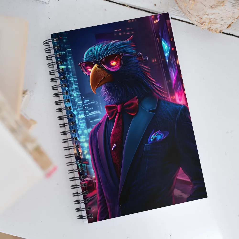 The Dapper Avian | Spiral Notebook