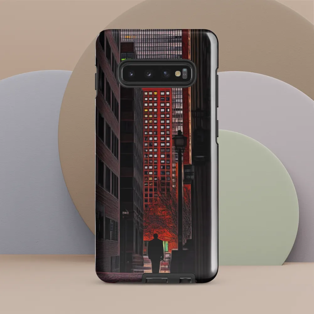 Solitude in the City | Phone Case |  S10 Plus | Tough Case | Glossy