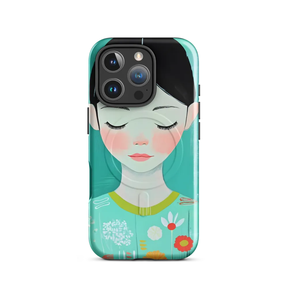 Tranquil Blossom | Phone Case |  16 Pro | MagSafe® Tough Case | Glossy