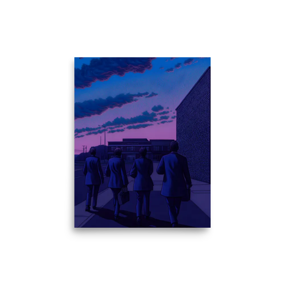 The Twilight Stroll | Poster | 8″×10″