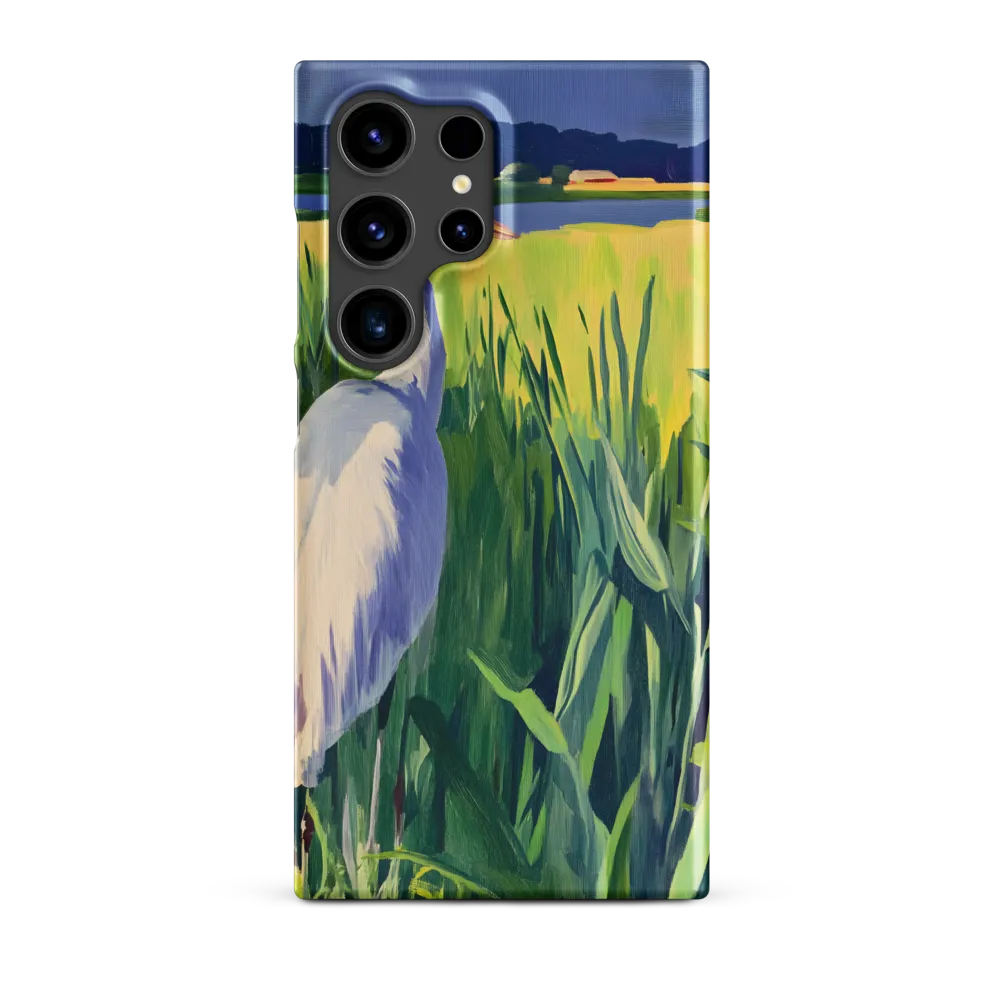Graceful Presence: The Heron in the Meadow