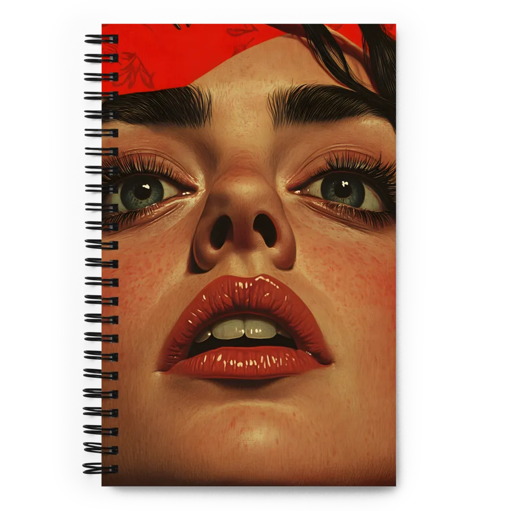 Intense Gaze | Spiral Notebook