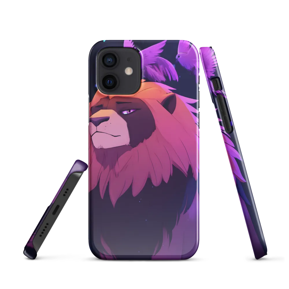 Regal Serenity: The Majestic Lion | Phone Case |  12 | Snap Case | Glossy