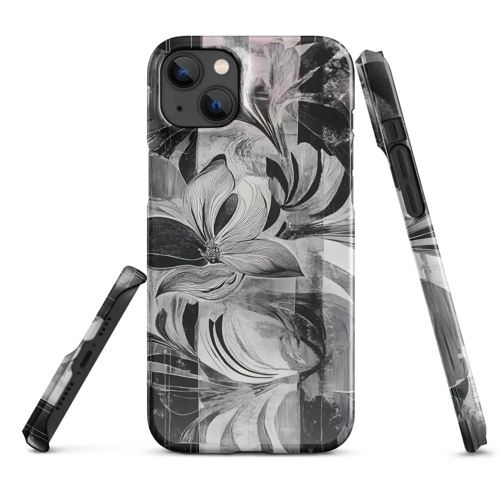 Floral Fusion in Monochrome