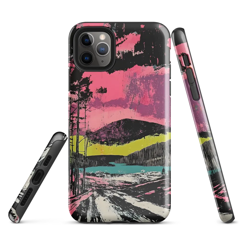 Vibrant Horizons: A Landscape in Contrast | Phone Case |  11 Pro Max | Tough Case | Glossy