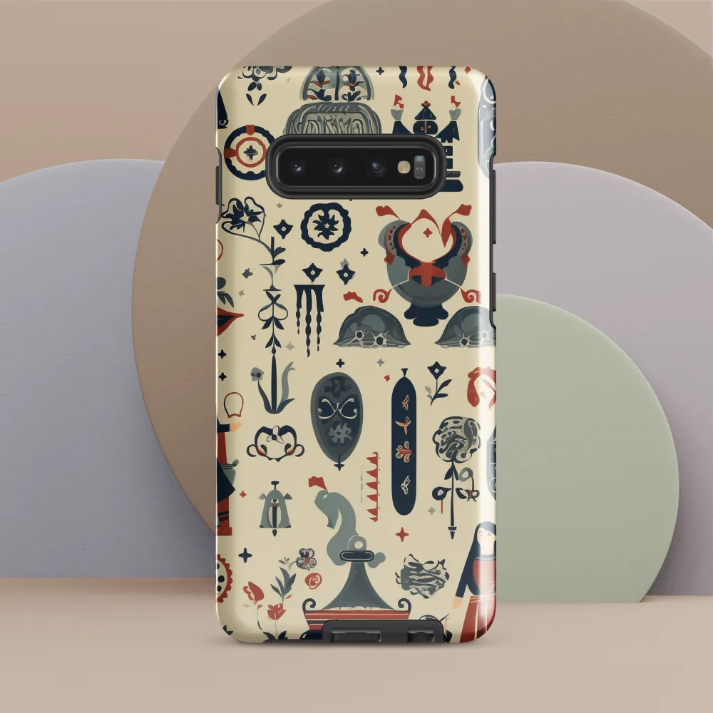 Tapestry of Myth and Whimsy | Phone Case |  S10 Plus | Tough Case | Glossy